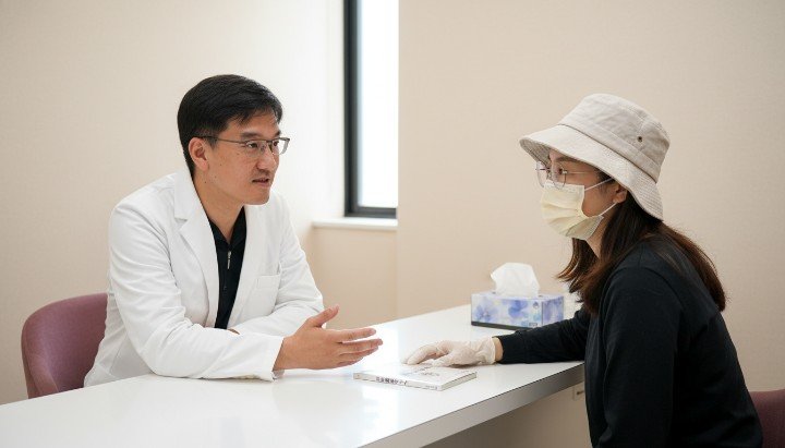 穿戴口罩與墨鏡預防花粉過敏示意圖 醫師分析如何透過衣物阻隔花粉過敏原 回家洗臉清潔避免花粉過敏症狀加重