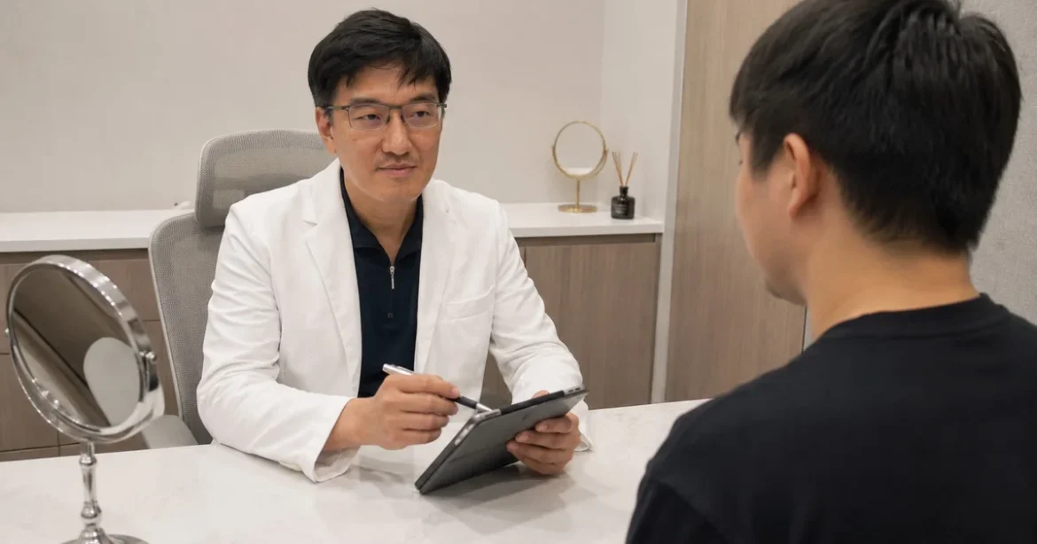 吳芮醫師說明音波拉提術後臉部痠痛緊繃是正常反應，無需過度擔憂。